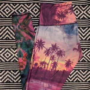 BlackJack Yoga Sunset Beach Yoga Leggings